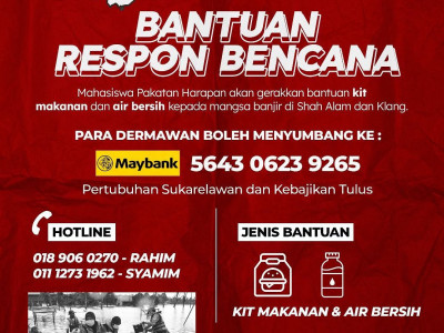 MAHASISWA HARAPAN: Bantuan Respon Bencana