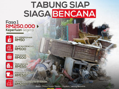 GLOBAL PEACE MALAYSIA: Tabung Siap Siaga Banjir