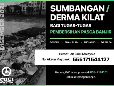 CUCI MALAYSIA: Sumbangan Pembersihan Pasca Banjir