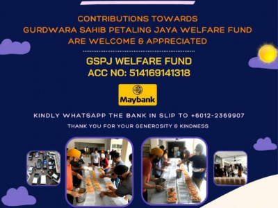 GURUDWARA SAHIB PJ: Food Relief